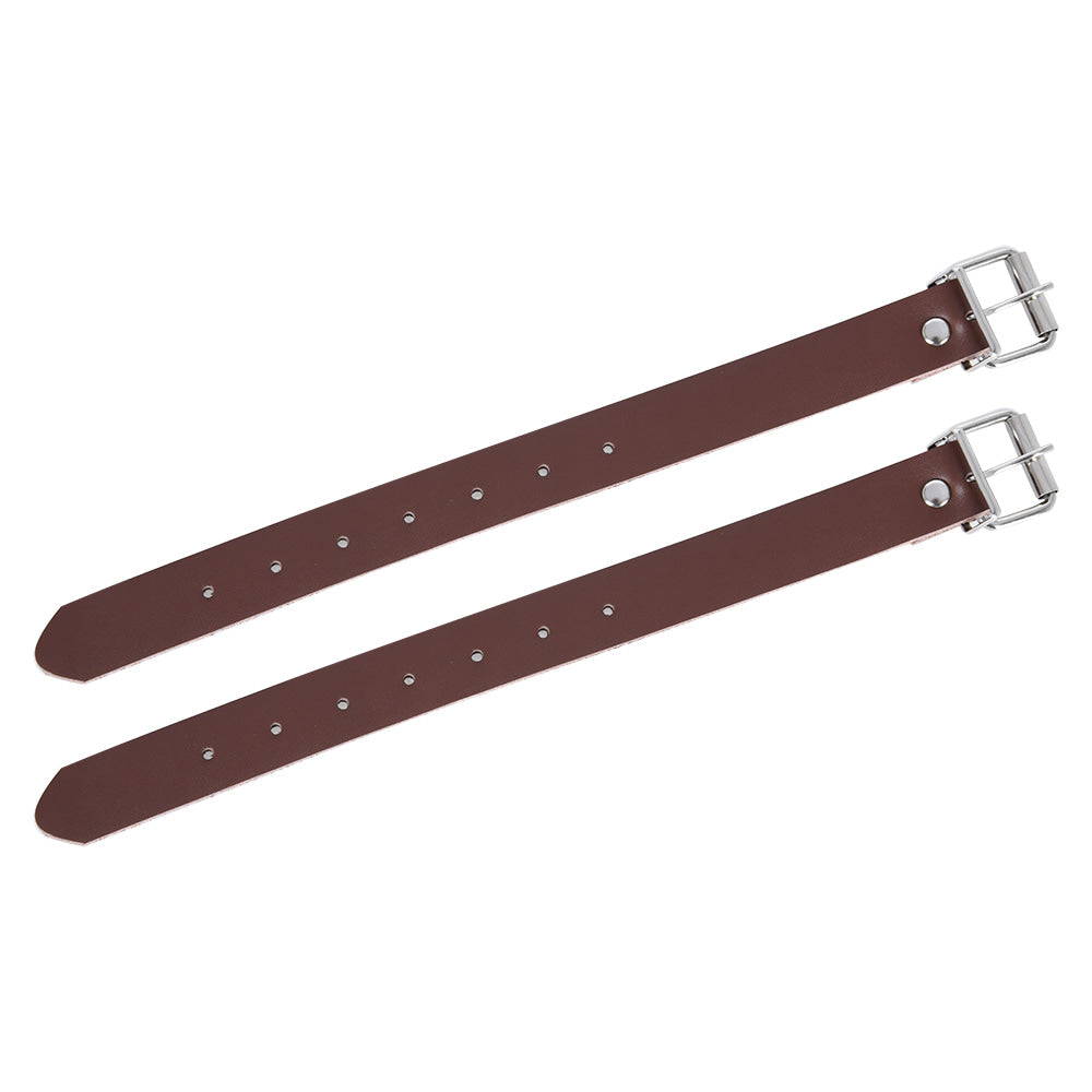 Leather Basket Straps - Pair