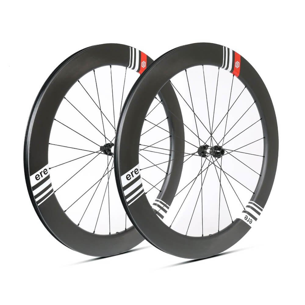 Paire de roues à disque en carbone Genus AE65 Shimano HG11