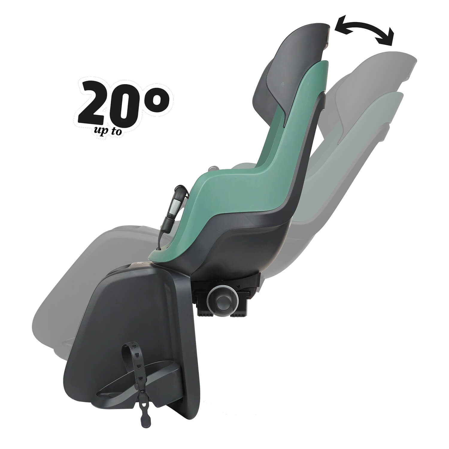 GO Maxi Reclinable Rear Child Bike Seat for Carrier