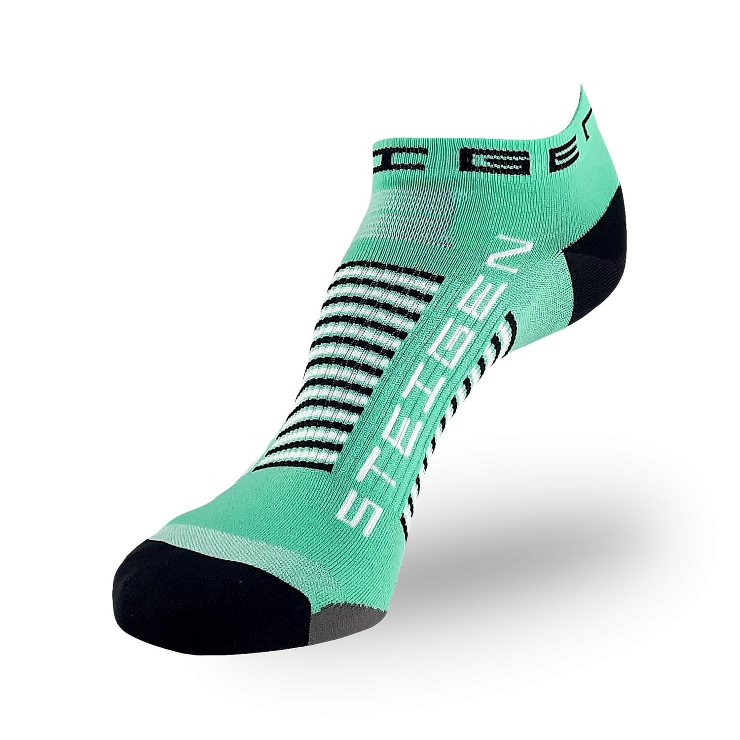 Steigen brand running sock in green.