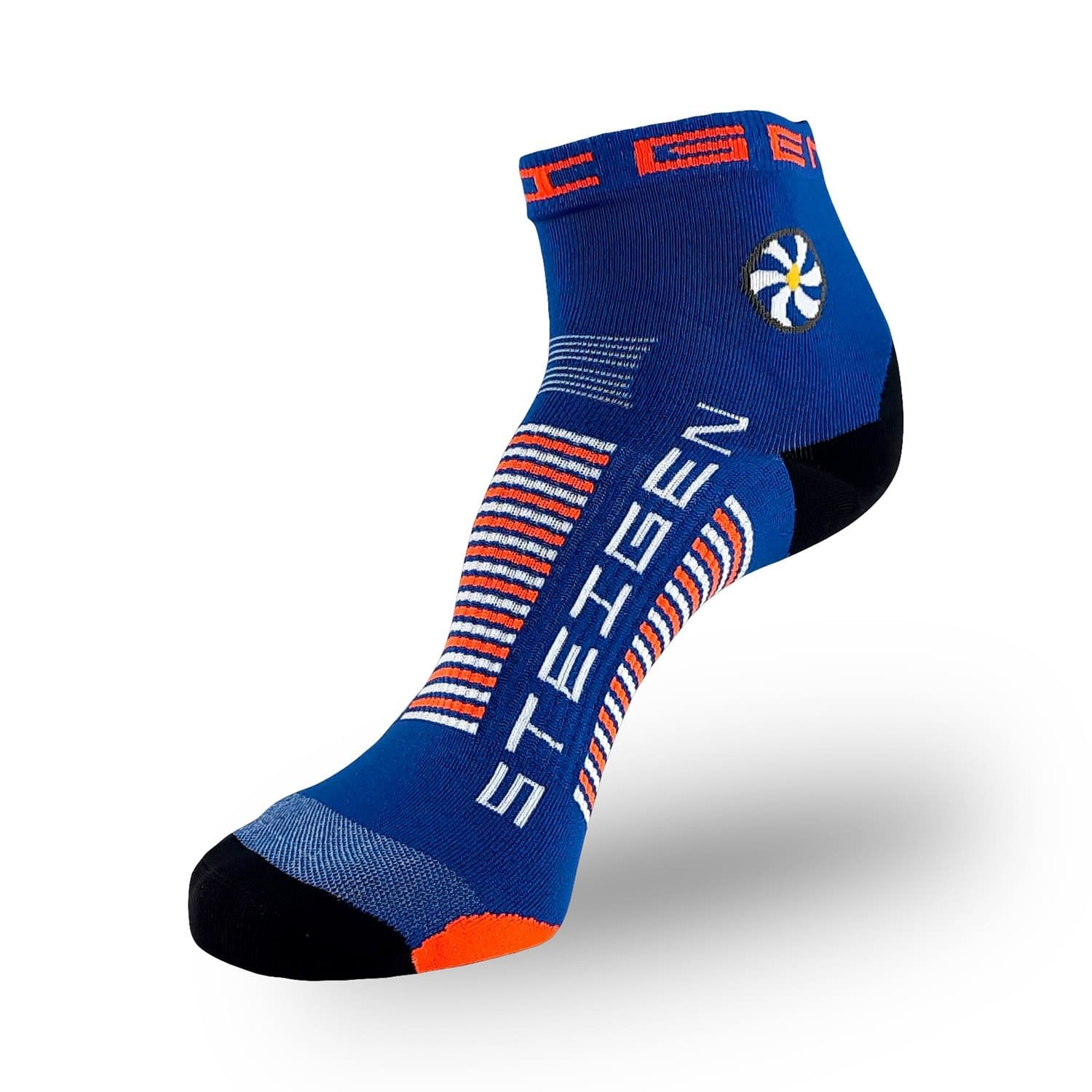 Steigen brand running sock in blue.