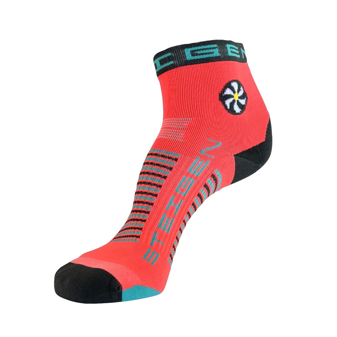 Steigen brand running sock in red.