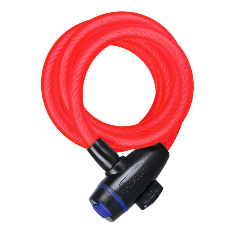 Bike cable lock red