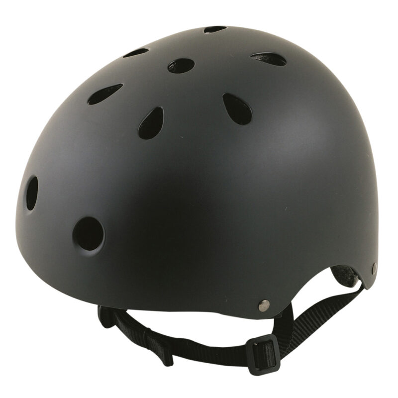 Black BMX cycling helmet
