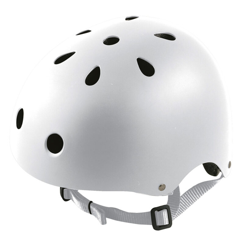 White BMX cycling helmet