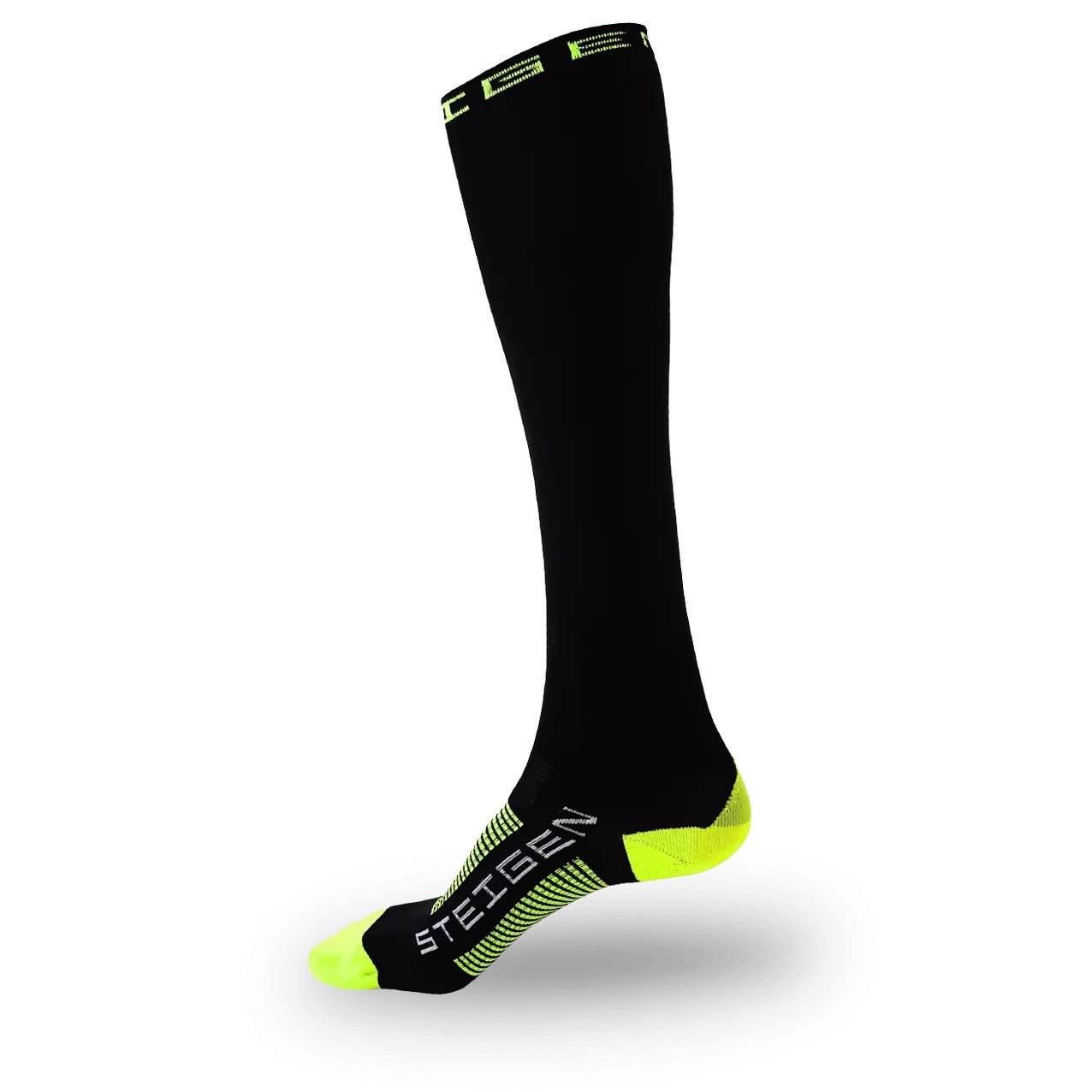 Black Running Socks Full Length