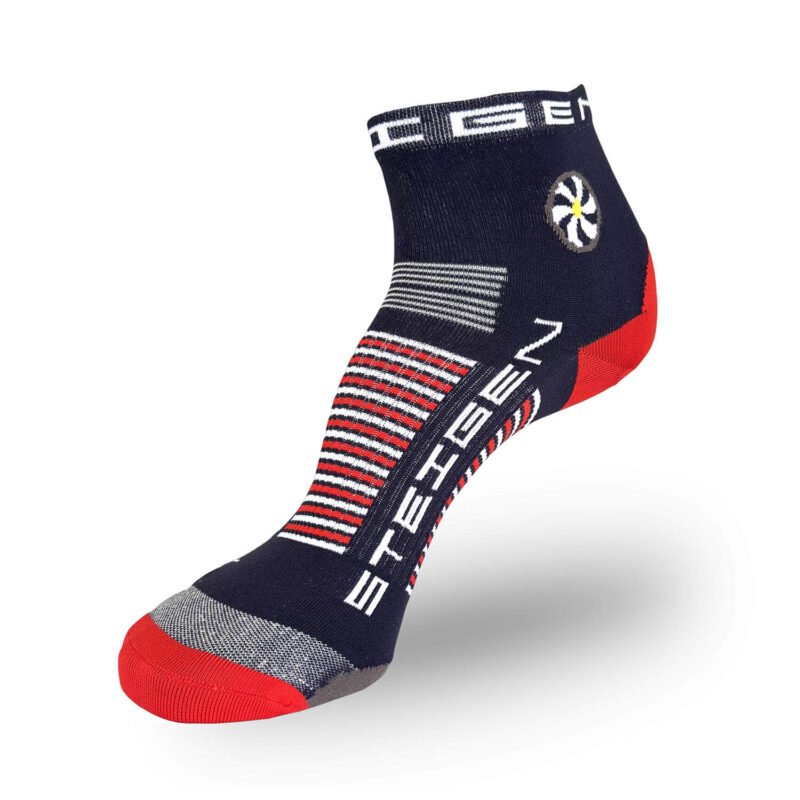 Navy Running Socks 1/4 Length