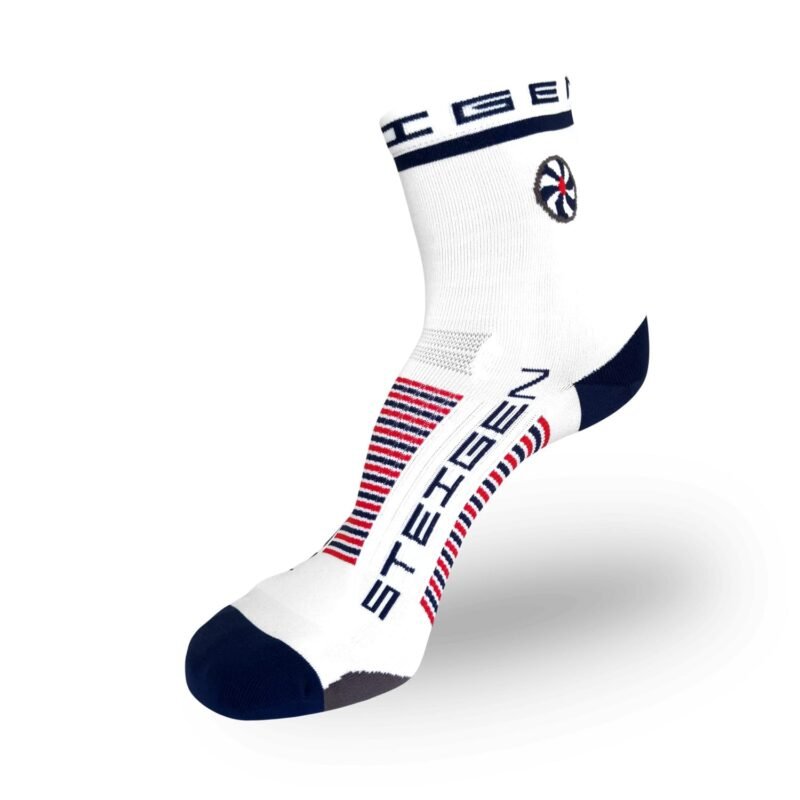 White Running Socks 1/2 Length